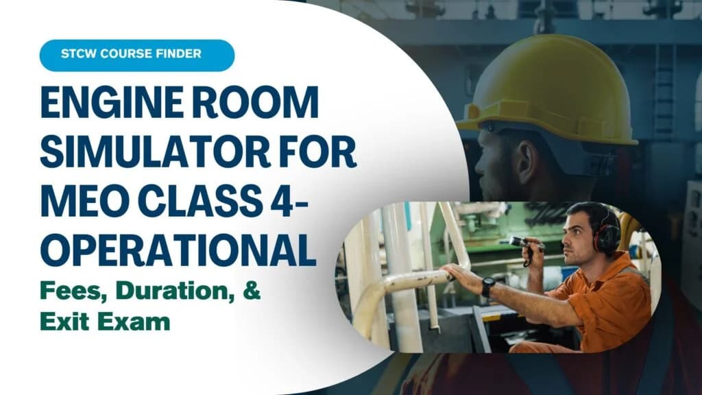 Engine Room Simulator Course-MEO Class 4