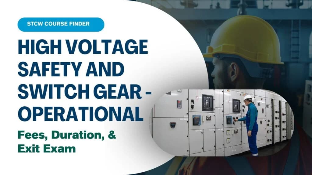 High Voltage Safety and Switch Gear - Operational Level Course