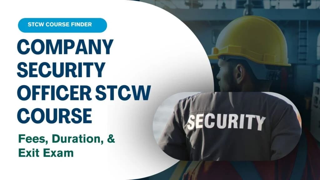Company Security Officer STCW Course